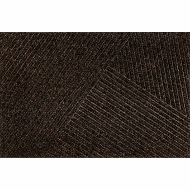 Fußmatte 60x90 Dune Stripes dark Braun