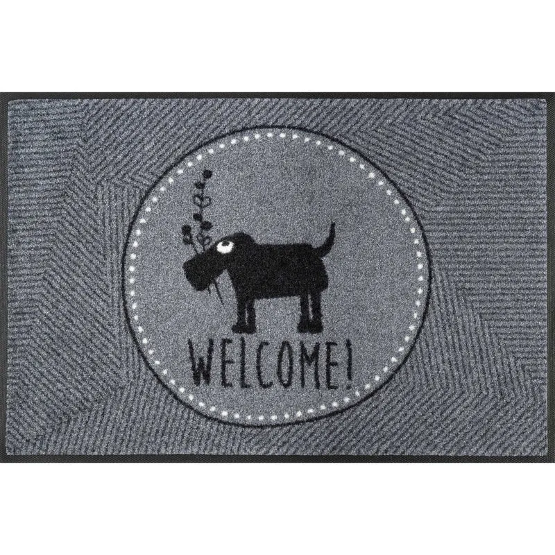 Fußmatte 50x75 Herr Just- Welcome! grau