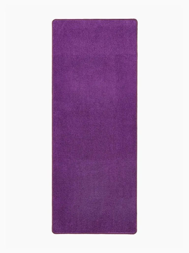 Einfarbiger Teppich Fancy Lila Läufer