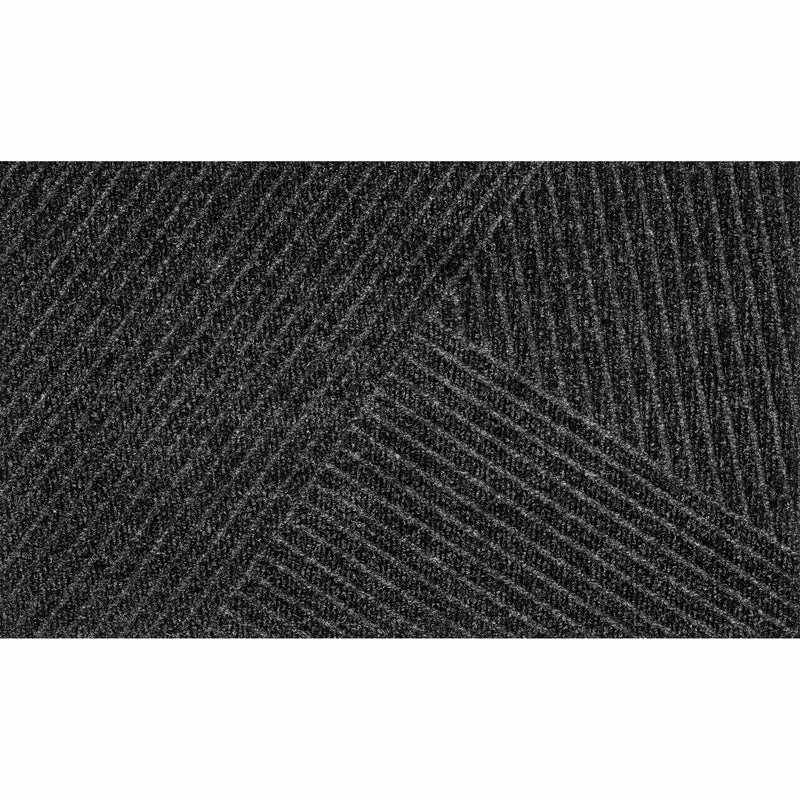 Fußmatte 45x75 Dune Stripes dark grey grau