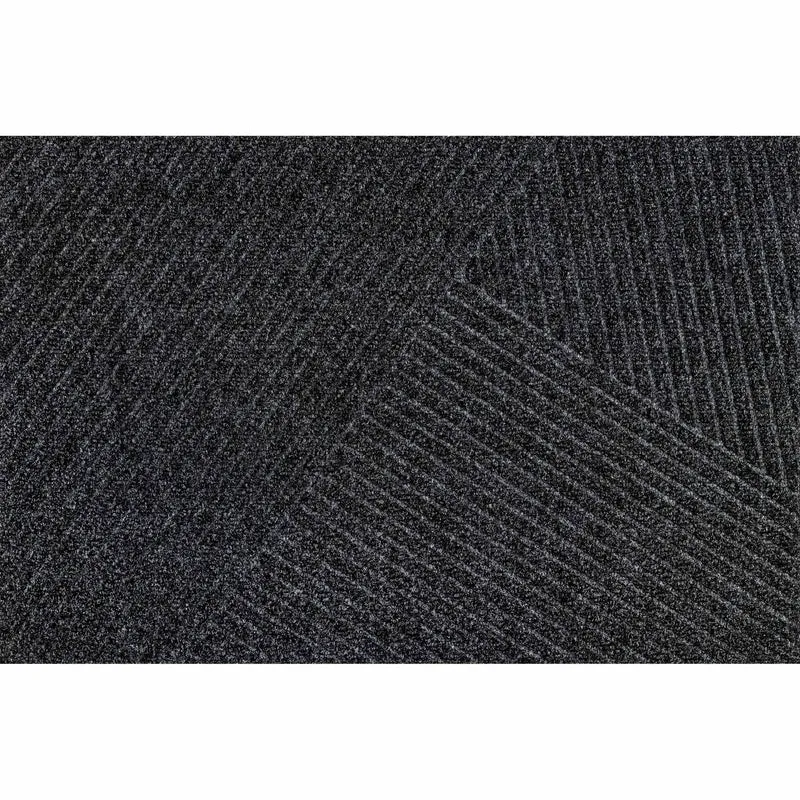Fußmatte 60x90 Dune Stripes dark grey grau