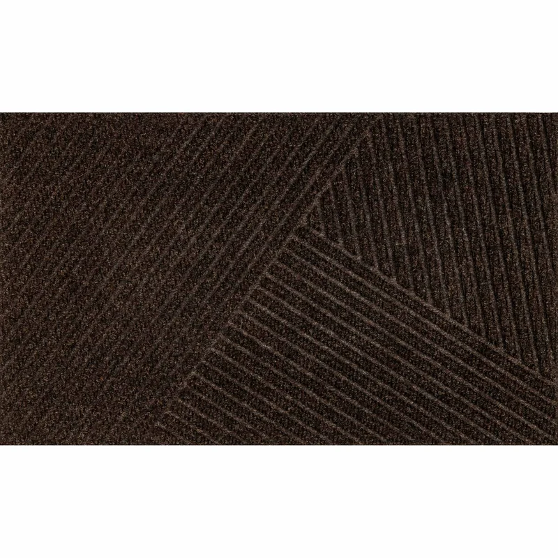 Fußmatte 45x75 Dune Stripes dark Braun