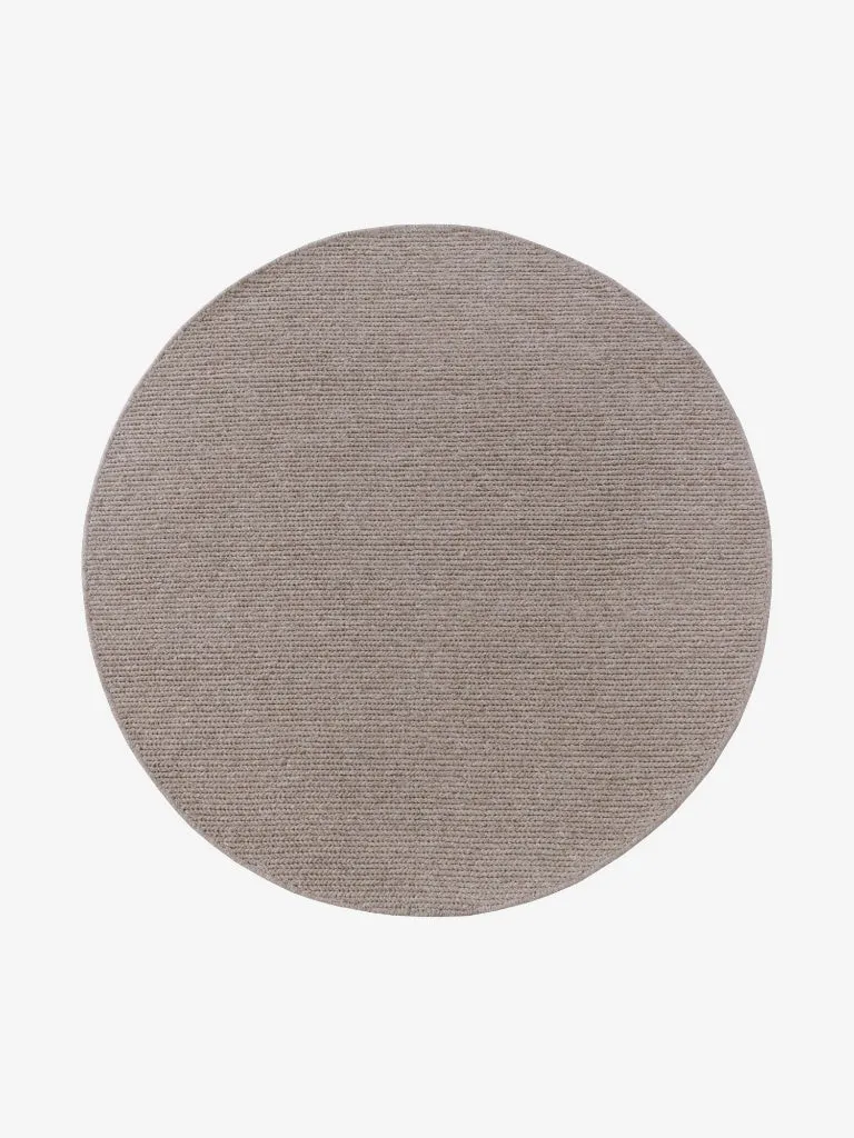 Villeroy & Boch Handgefertigter Wollteppich Francois Beige Rund