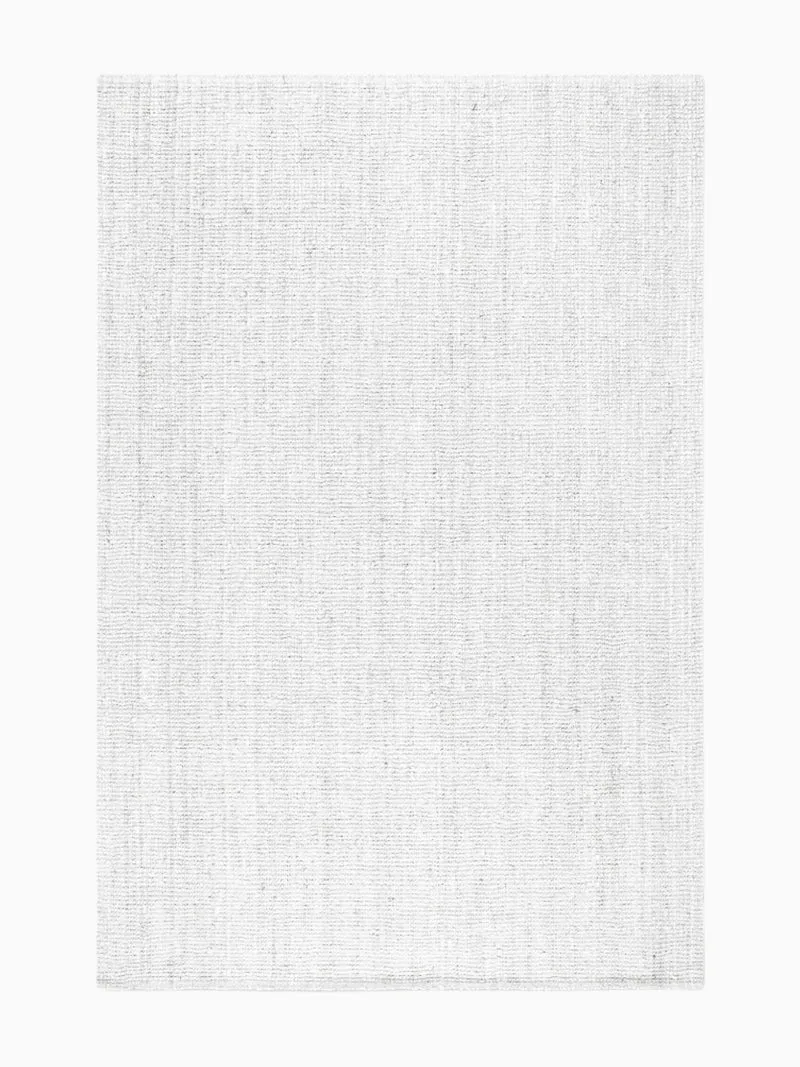 Juteteppich Jaipur Weiß