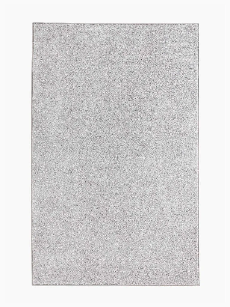 Velours Teppich Pure Silber