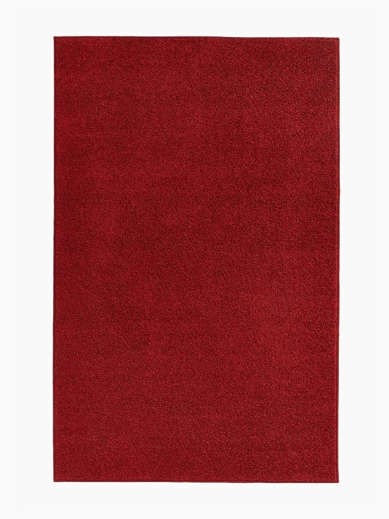 Velours Teppich Pure Rot