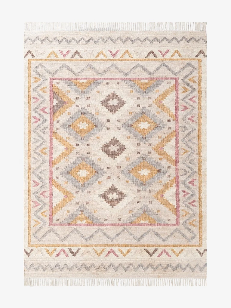 Elle Decoration Kelim Teppich Imani Beige