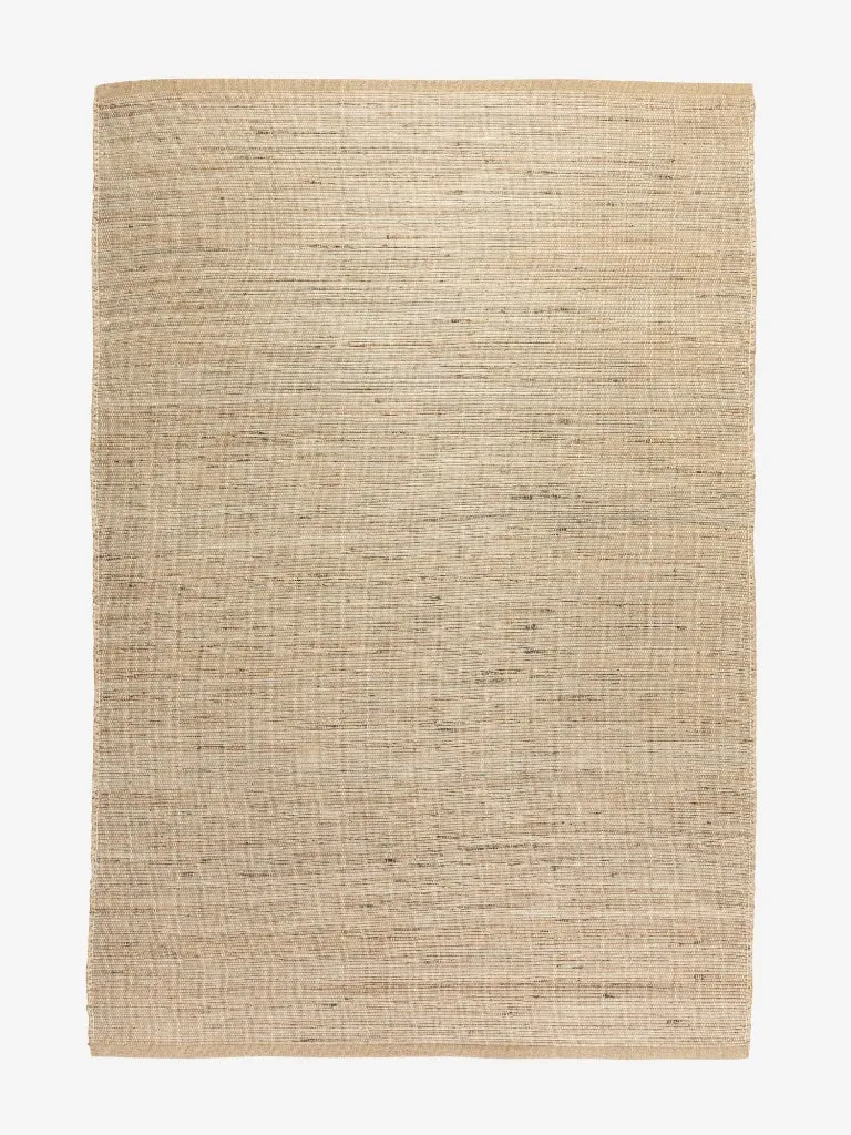 Handgefertigter Juteteppich Dhaka Beige