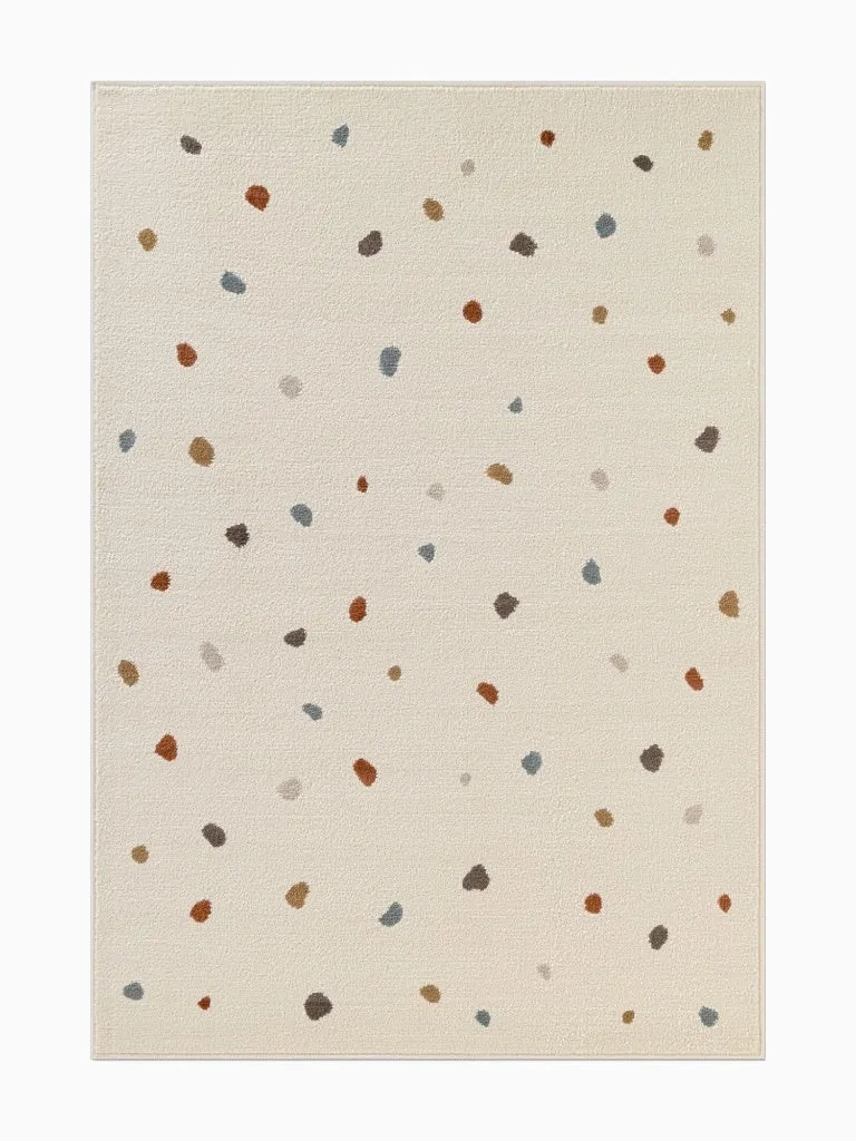 Kinderteppich Gepunktet Funny Dots Creme