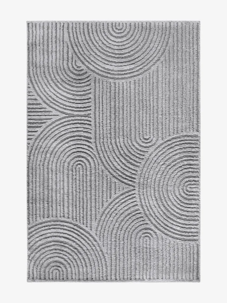 Elle Decoration Teppich Chappe Grau