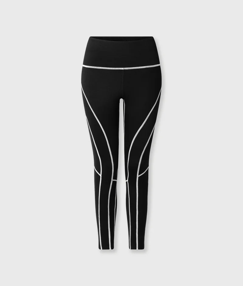 10DAYS AMSTERDAM Contrast Leggings Black
