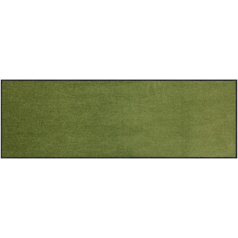 Teppichläufer 60x180 Uni Salbei grün