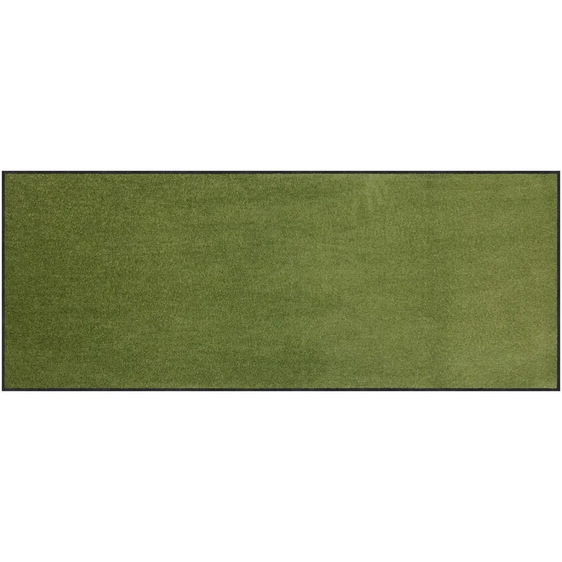 Teppichläufer 75x190 Uni Salbei grün