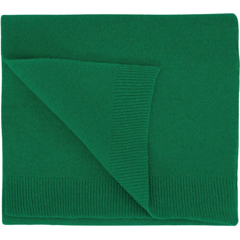 Kelly Green Schal aus Merinowolle