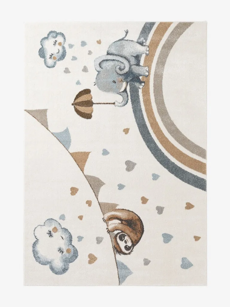 Villeroy & Boch Kinderteppich Elefant Boho Kids Beige Creme