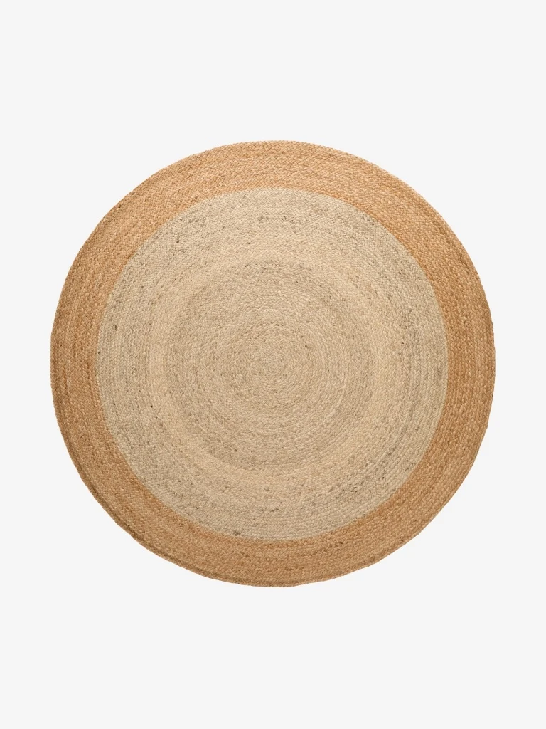 Juteteppich Looma Beige Rund
