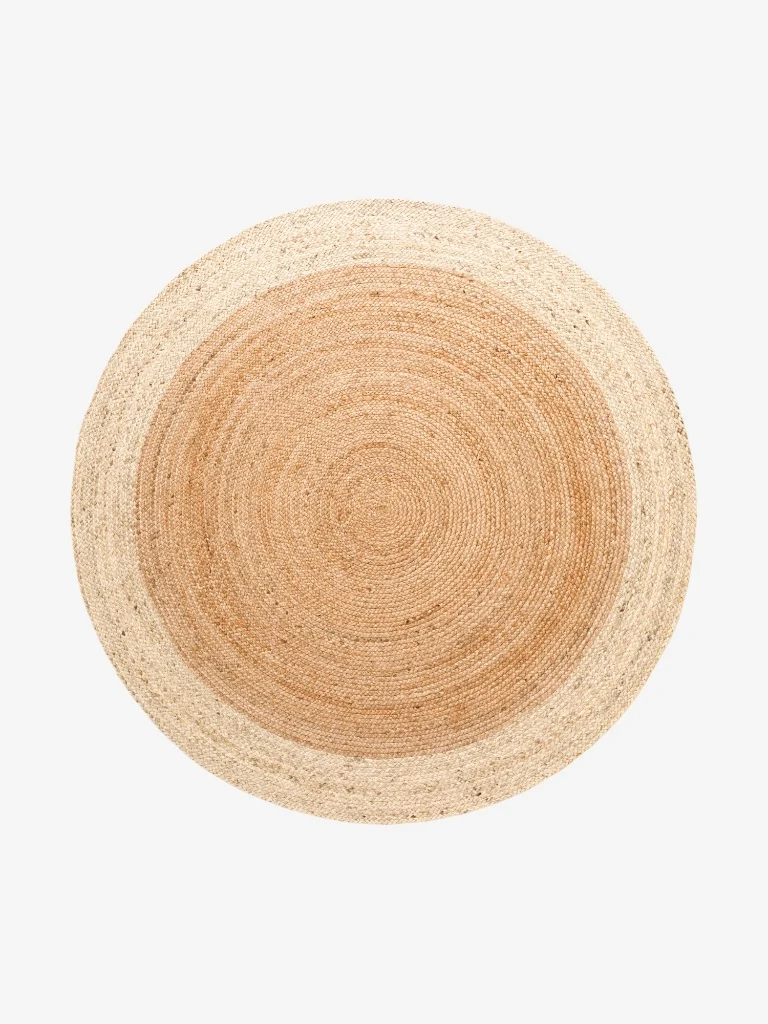 Juteteppich Looma Beige Rund