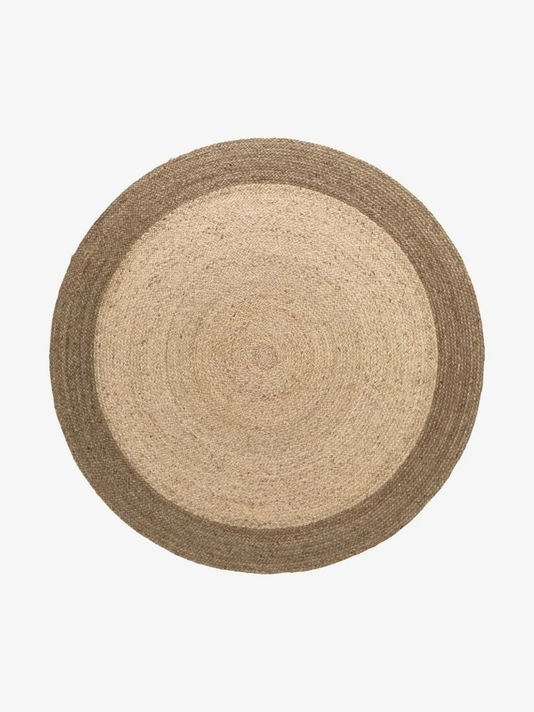 Juteteppich Looma Beige Rund