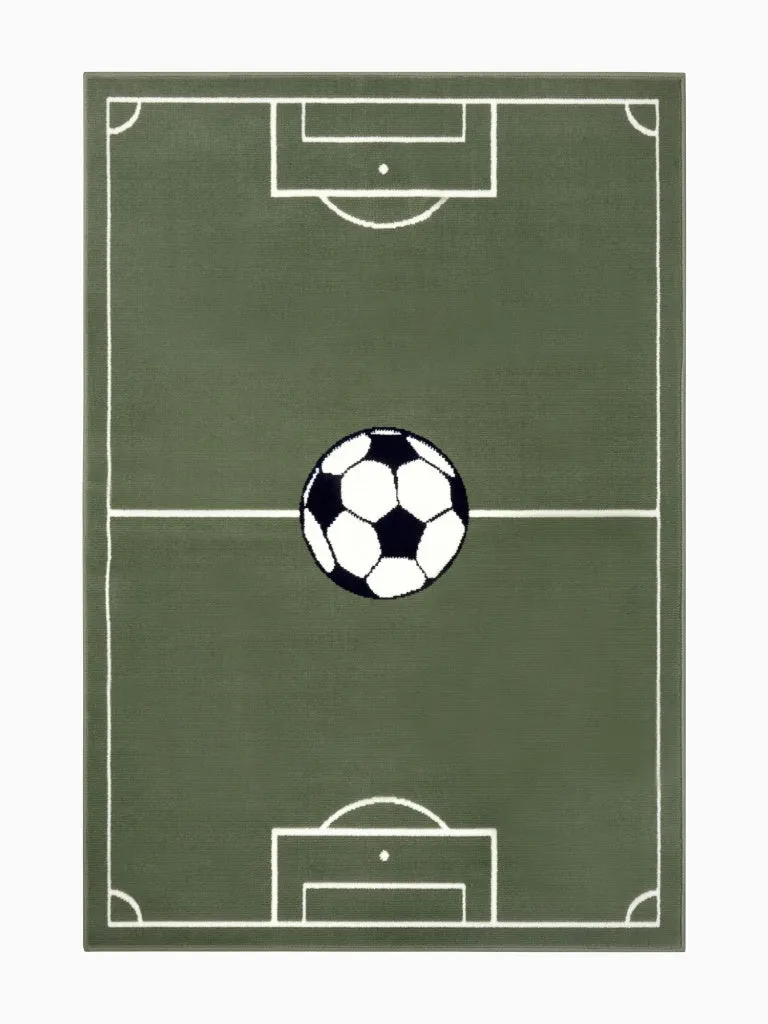 Kinderteppich Fußball Estadio Grün
