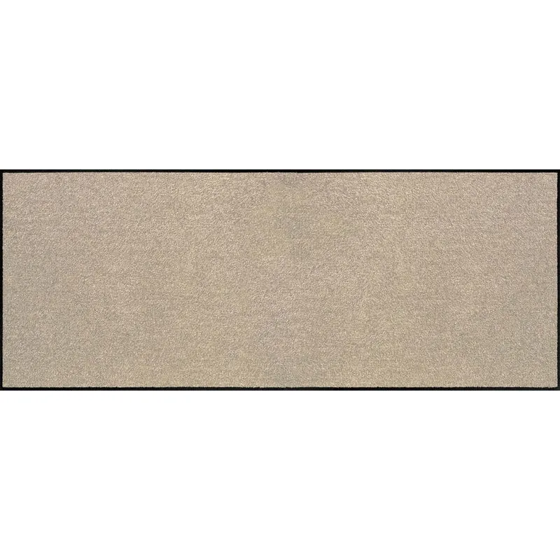 Teppichläufer 75x190 Uni Sand
