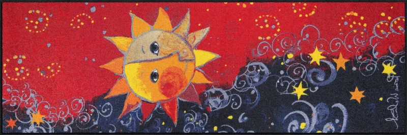 Teppichläufer 60x180 Rosina Wachtmeister Sole Remake rot
