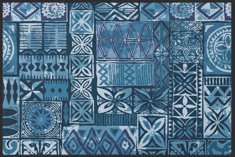 Fussmatte Blau 11102