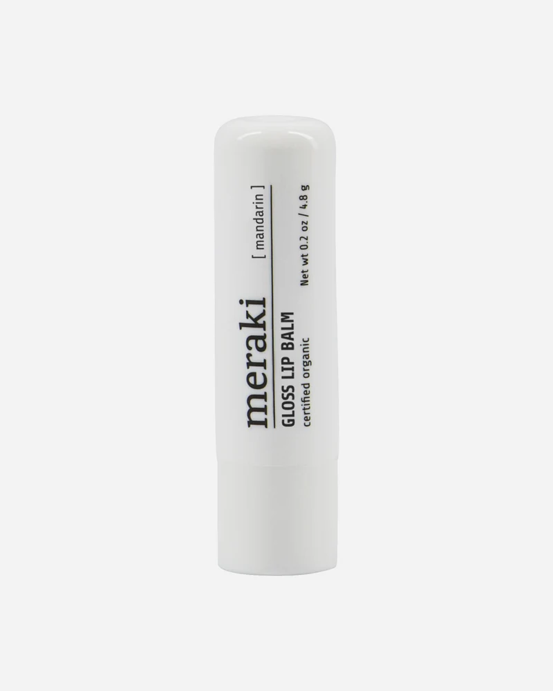 MERAKI Lippenpflegestift mit Glanz-Effekt, Mandarin