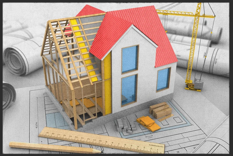 Fussmatte Hausbau 10884