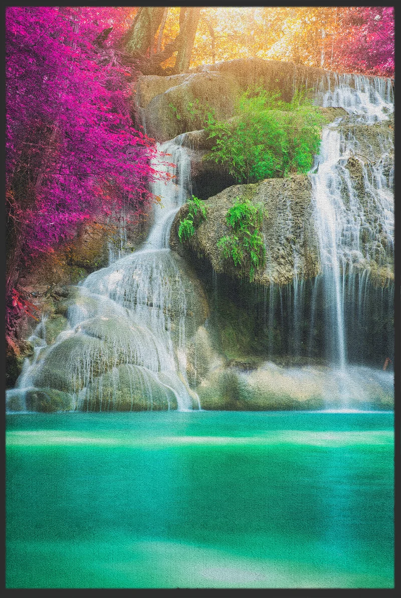 Fussmatte Wasserfall 10858