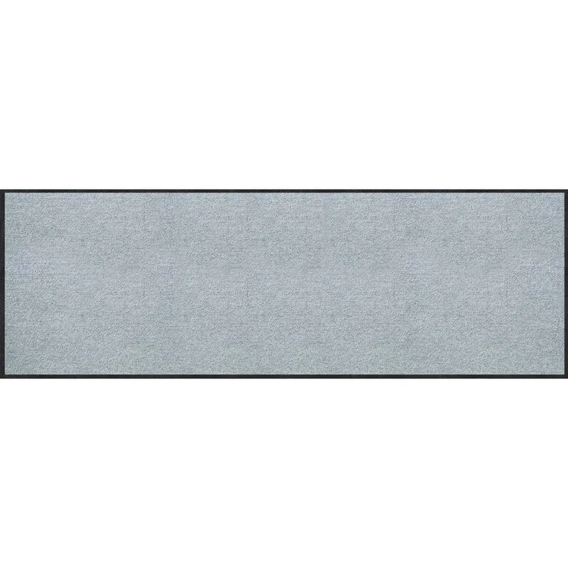 Teppichläufer 60x180 Uni Silbergrau