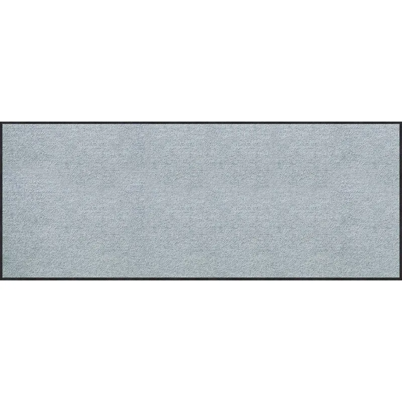Teppichläufer 75x190 Uni Silbergrau