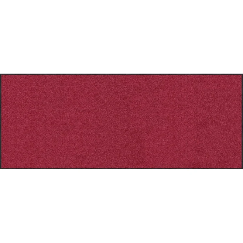 Teppichläufer 75x190 Uni Weinrot