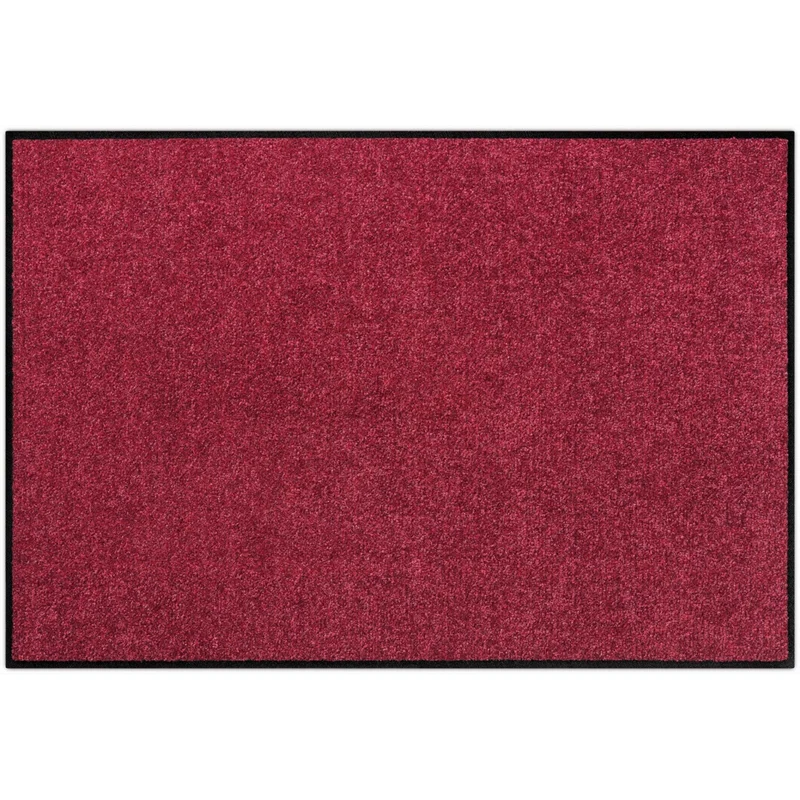 Fußmatte 75x120 Uni Weinrot