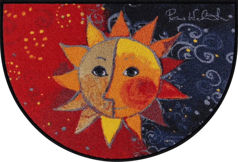 Fußmatte 60x85 Rosina Wachtmeister Sole Nuovo rot