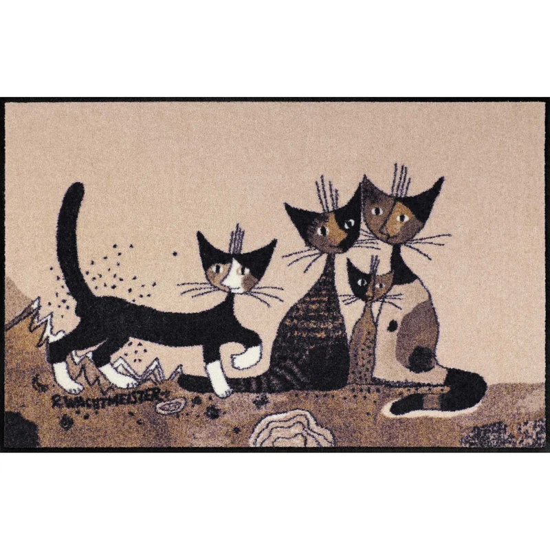 Fußmatte 75x120 Rosina Wachtmeister Serafino& Friends beige