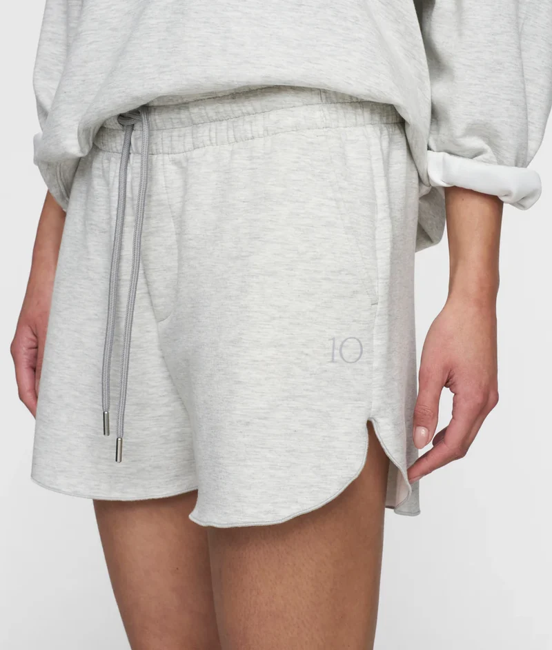 10DAYS AMSTERDAM Bar Shorts Grey Melee