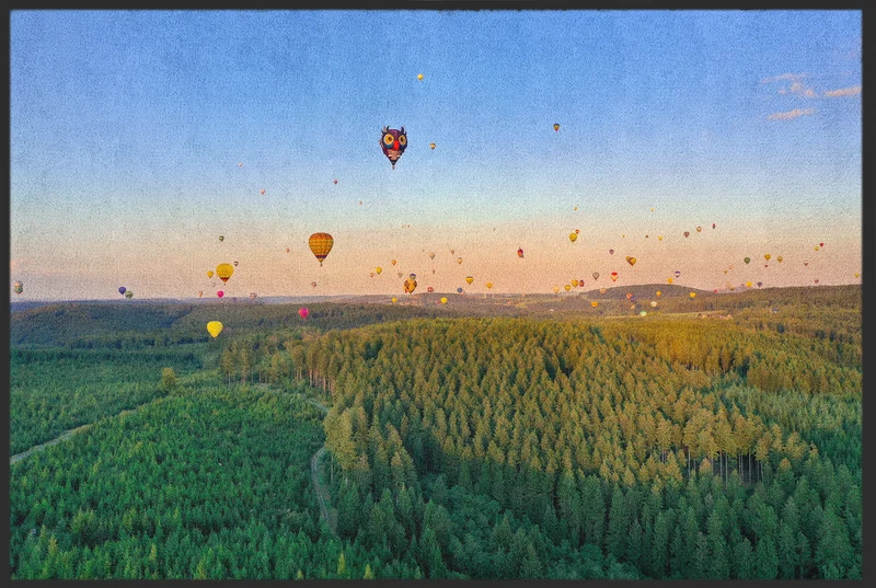 Fussmatte Heißluftballon 10400