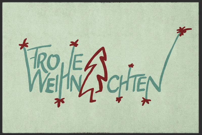 Fussmatte Frohe Weihnachten 10351