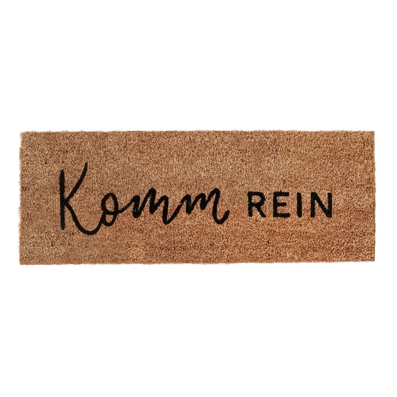 EULENSCHNITT Kokos Fussmatte Komm rein