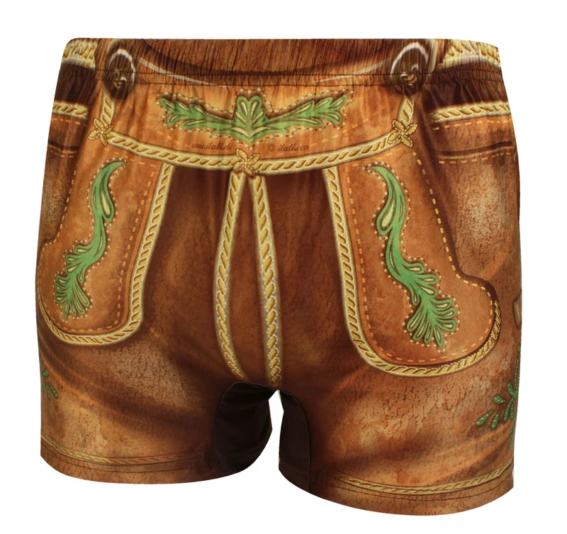 Bayerische Boxershorts im Trachtenlook