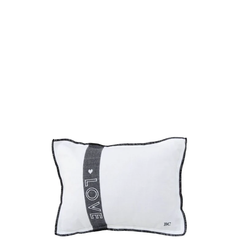 BASTION COLLECTIONS Kissen Love white