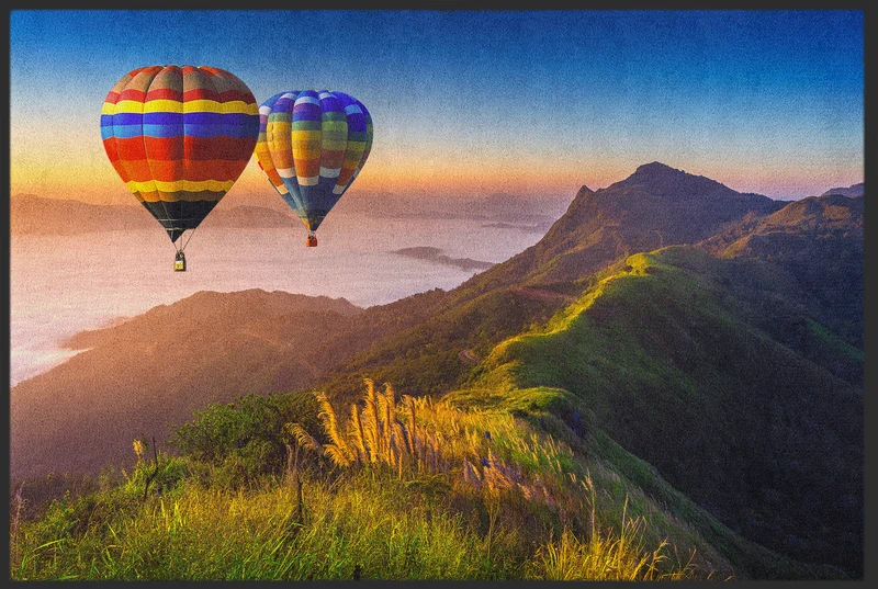 Fussmatte Heißluftballon 10566
