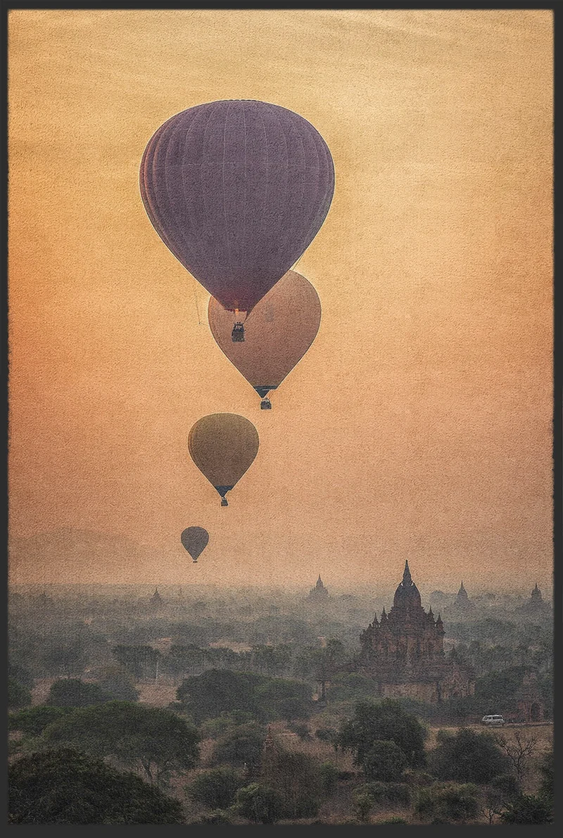 Fussmatte Heißluftballon 10564
