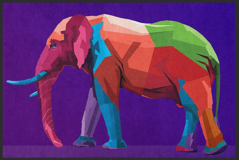 Fussmatte Elefant 10553