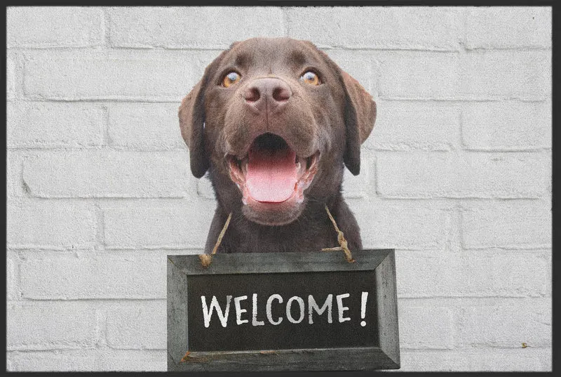 Fussmatte Welcome Hund 10196