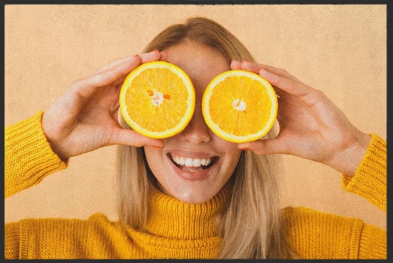 Fussmatte Orange 10186