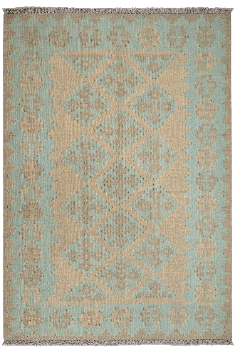 Kelim Gashgai · Handgewebt – Beige, 173x119 cm