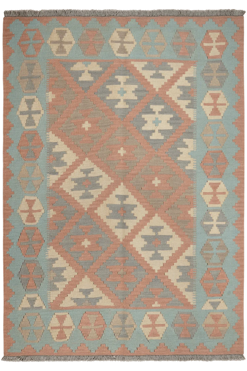 Kelim Gashgai · Handgewebt – Rosa, 170x121 cm
