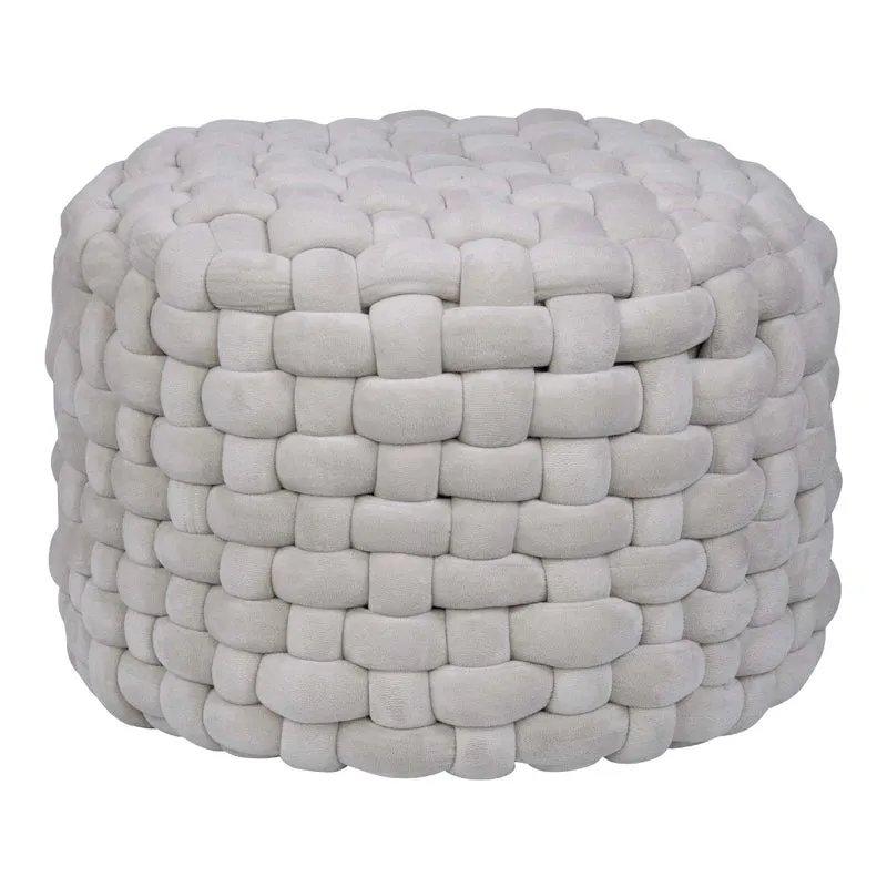Hocker Weave Grau