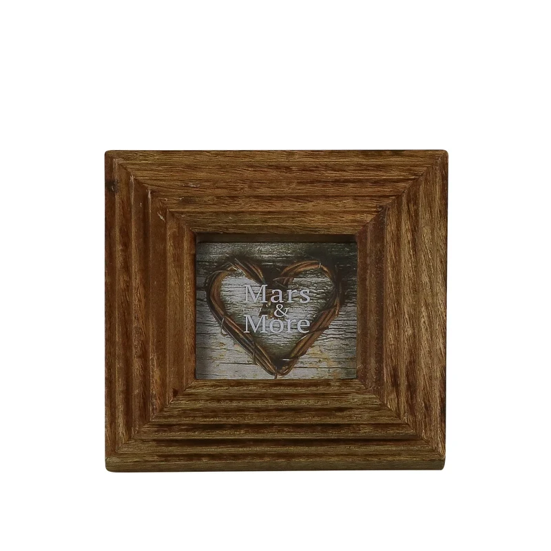 Bilderrahmen Mangoholz 19×19 cm